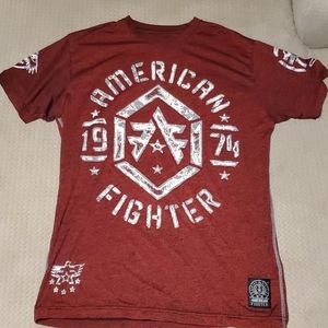 Mens American fighter shirt